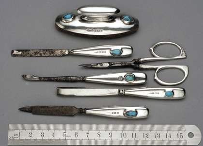 Liberty Cymric Silver Vanity Set (6 pieces)